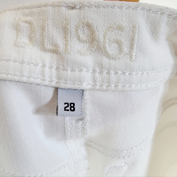 DL1961 Florence Instasculpt Skinny Midrise Ankle Jeans White Size 28 - Picture 11 of 11